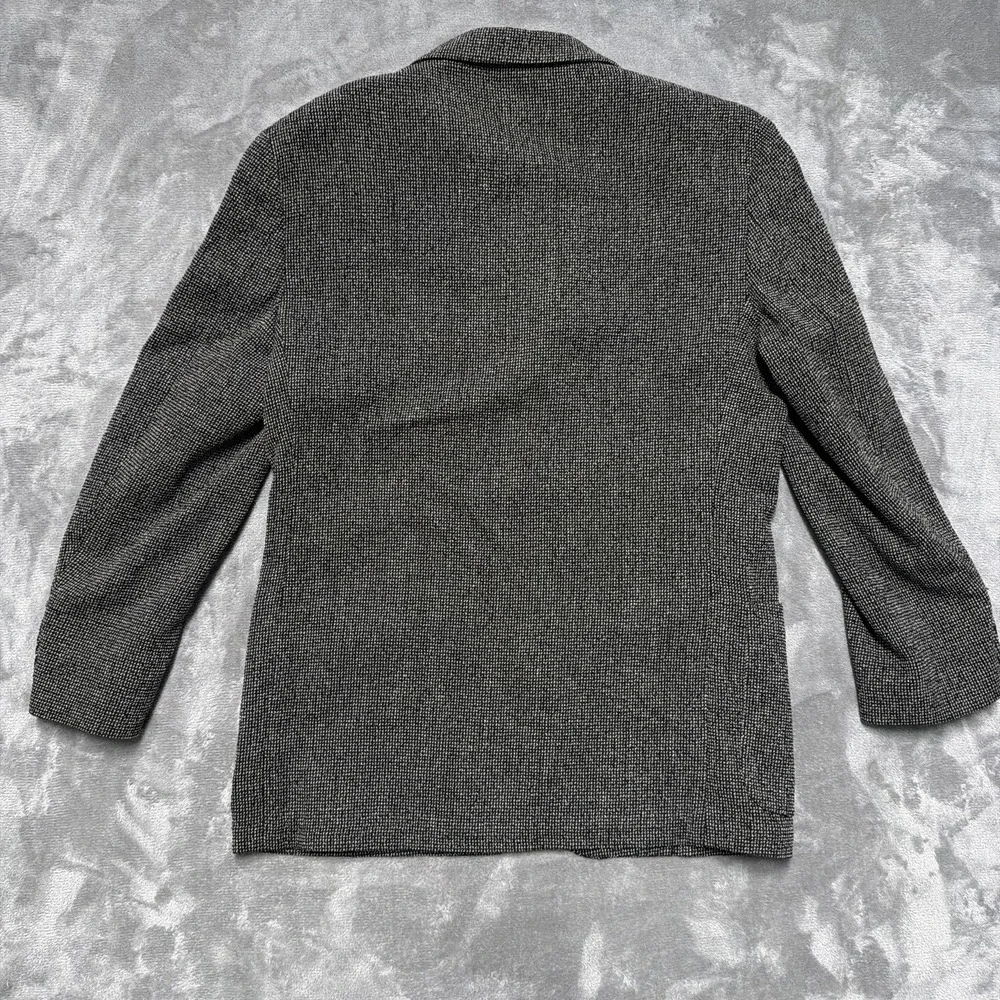 Vintage Caravan Sport Coat Mens Medium 44 Gray Tweed Wool Jacket Blazer‎